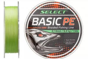 Шнур Select Basic PE Green 150m 0.10mm 10lb/4.8kg (40694)