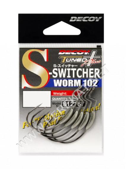 Гачок Decoy Worm 102 S-Switcher 4/0, 4шт (40606)