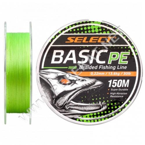 Шнур Select Basic PE 150m (салат.) 0.06mm 6lb/3kg (42259)