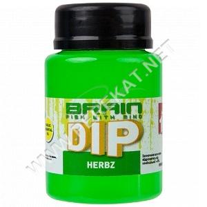 Діп для бойлів Brain F1 Herbz (мята з чесноком) 100ml (47539)