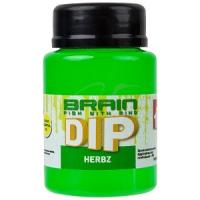 Діп для бойлів Brain F1 Herbz (мята з чесноком) 100ml (47539)