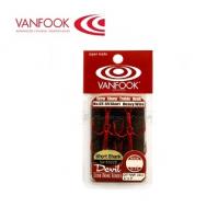 Крючки Vanfook тройные DT-55R  Red (#04 (4шт)) (49009)