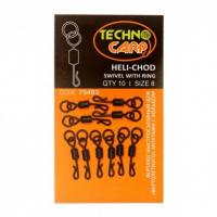 Вертлюг "Heli-Chod swivel with ring" уп/10шт (49289)