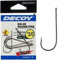 Крючок Decoy KR-29 Worm Round-fine 1 уп. (49437)