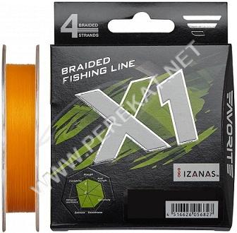 Шнур Favorite X1 PE 4x 150м  #2.0 (orange) (49452)