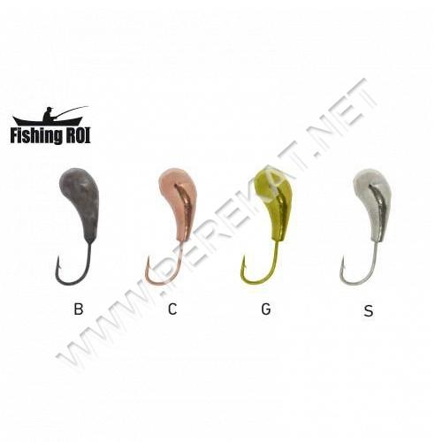 Морм. вольф. Fishing ROI Чесночина с отверстием 3,3mm gold (49884)