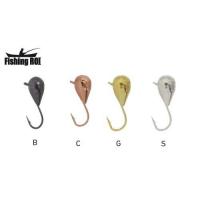 Морм. вольф. Fishing ROI Крапля з вушком 3mm 0,48gr copper 
