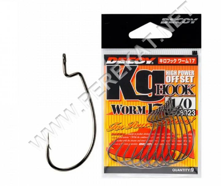 Гачок  Decoy Worm17 Kg Hook #06, 9шт (28028)