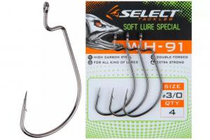 Гачок Select WH-91 #4/0 (4 шт/уп) (50530)