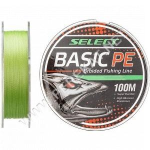 Шнур Select Basic PE 100m (салат.) 0.14mm 15lb/6.8kg