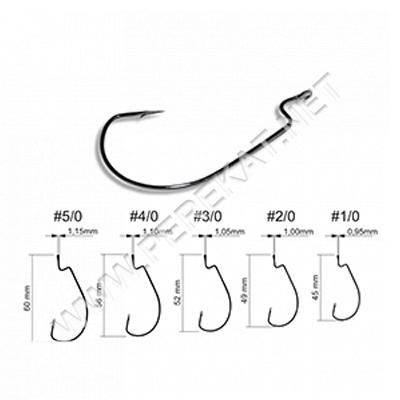 Крючок ОФСЕТНЫЙ WIDE №2/0 (51583)