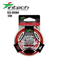 Леска Intech Khaki Ice Line red-brown 50m (0.08mm, 0.6kg) (51699)