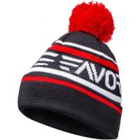Шапка Favorite с пампоном black/red (51915)