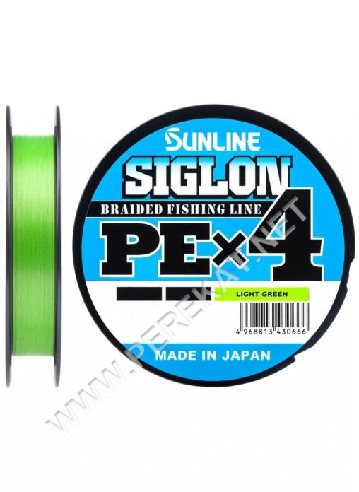 Шнур Sunline Siglon PE x4 150m (салат.) #1.5/0.209mm (52427)