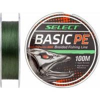 Шнур Select Basic PE Green 100m 0.14mm 15lb/6.8kg (53194)