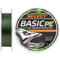 Шнур Select Basic PE Green 100m 0.18mm 22lb/9.9kg (53196)