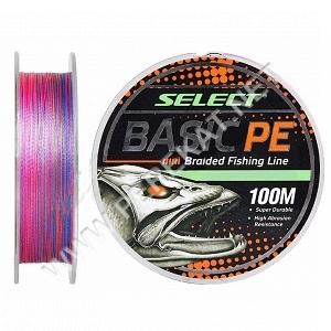 Шнур Select Basic PE 100m (разноцв.) 0.26mm (54079)