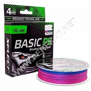Шнур Select Basic PE 150m (разноцв.) 0.04mm (54080)