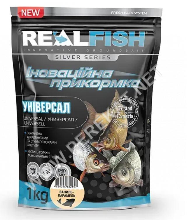 Прикормка RealFish Універсал (Ваниль-карамель)1 кг (54197)