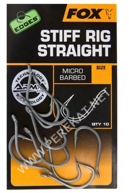FOX Гачки Edges Armapoint Stiff Rig Straight №6 (55606)