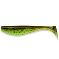 Силікон FishUp Wizzle Shad 3" (8pcs.), #204 - Green Pumpkin/Chartreuse (21330)