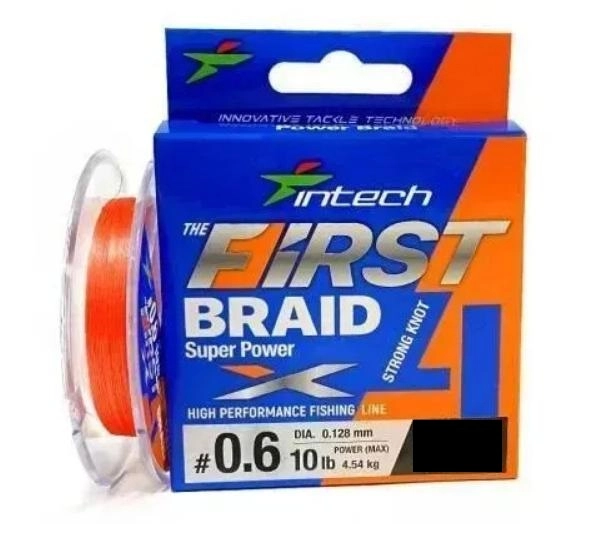 Шнур Intech First Braid X4 150 м #0.6 10 lb 4.54 кг