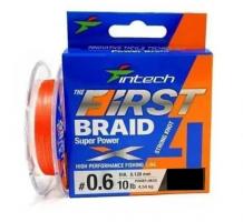 Шнур плетеный Intech First Braid X4 150m (0.6 (10lb/4.54kg)) (58636)