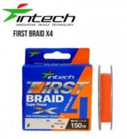 Шнур плетеный Intech First Braid X4 150m (0.8 (12lb/5.45kg)) (58637)