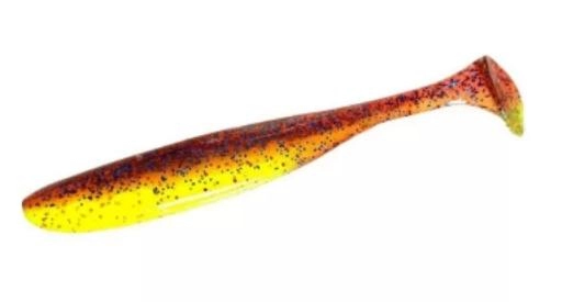 Силікон Keitech Easy Shiner 4.5 колір EA15 Grape Chart Red Flake (6 шт)