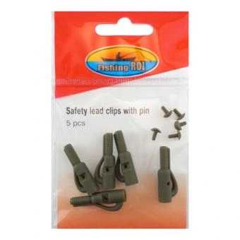 Безпечна кліпса Fishing Roi Safety Lead Clips (green)