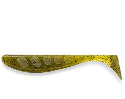 Силікон FishUp Wizzle Shad 1.4" (10pcs.), #074 - Green Pumpkin Seed уп (61837)