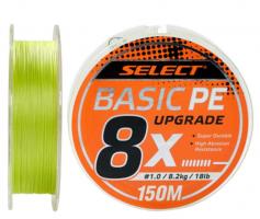 Шнур Select Basic PE 8X Light Green 150m #0.6/0.10mm 12lb/5.5kg (62338)