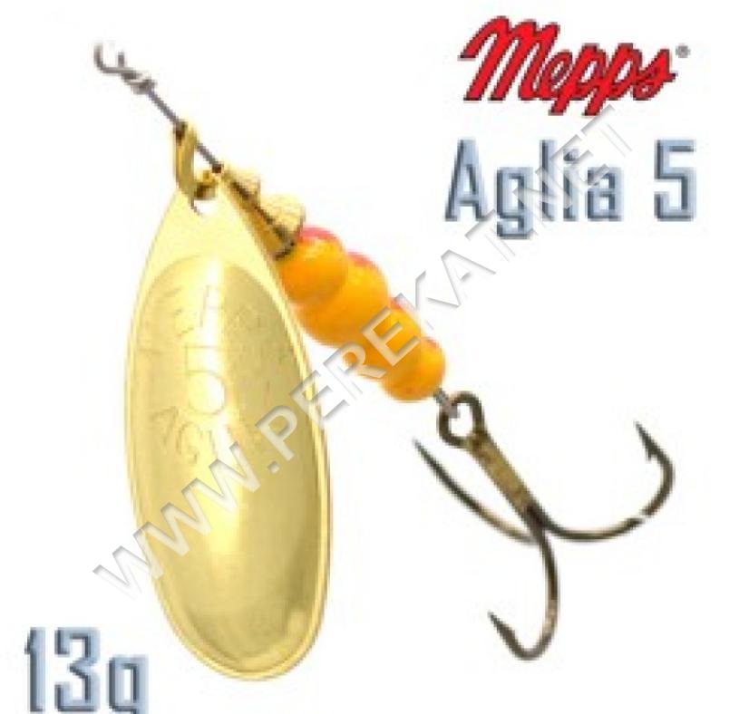 Блешня Mepps Aglia 5 13,0гр золото (1687)