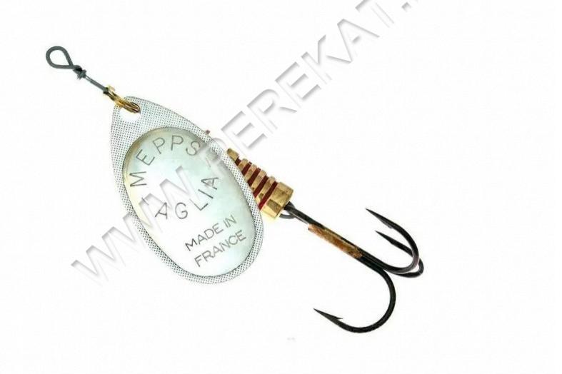 Блешня Mepps Aglia 2 4,5гр срiбло (1674)