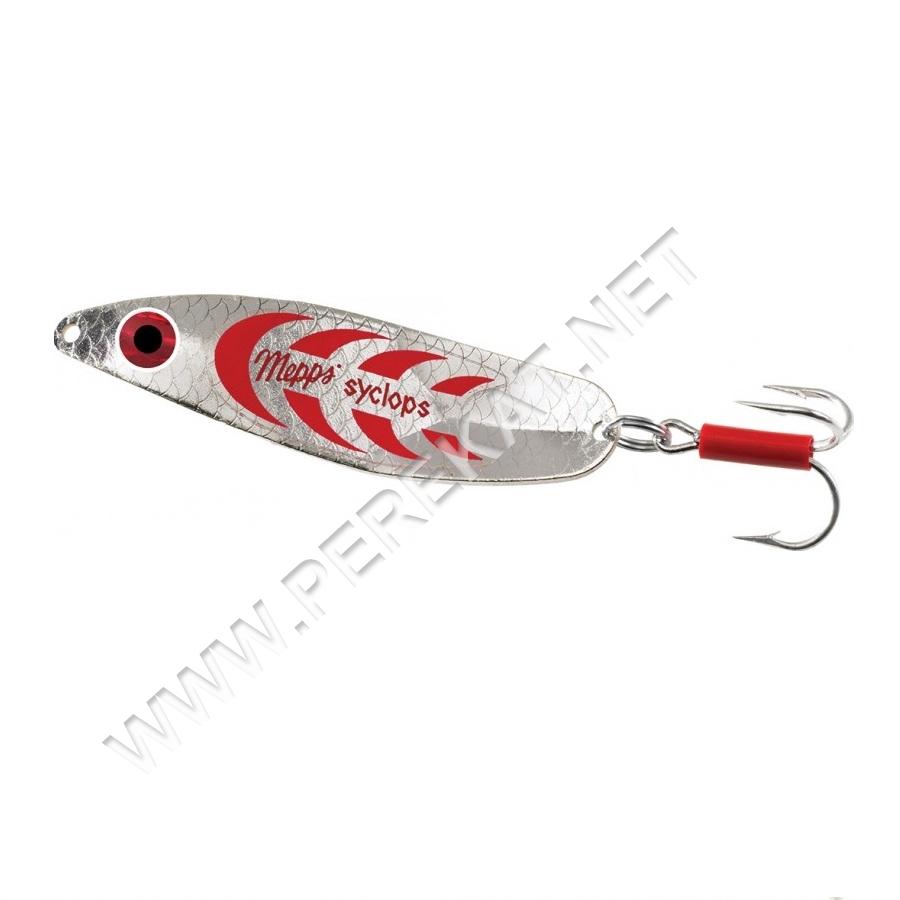 Блесна Mepps Syclops 0 silver/red (1657)