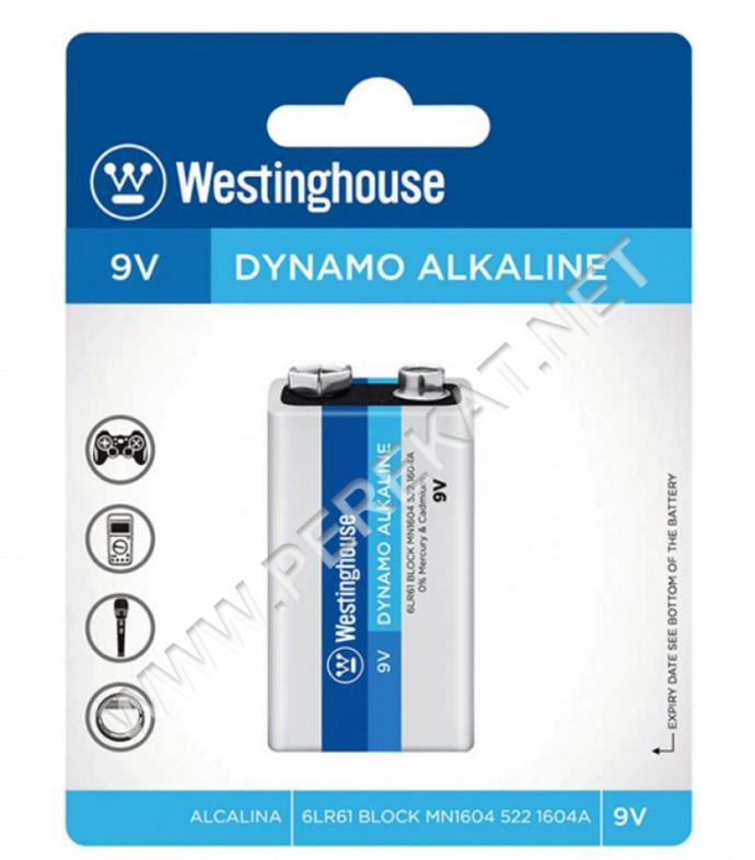 Крона WestingHouse 9v alkaine PB6(ціна за 1шт.) (63089)