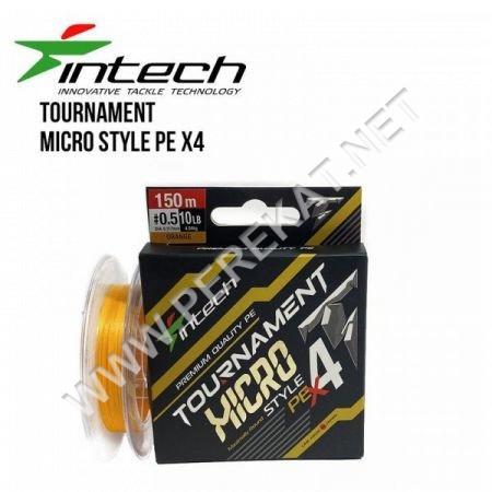 Шнур плетений Intech Tournament Micro Style PE X4 150m (0.175 (3.5lb / 1.58kg))