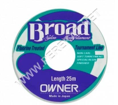 Волосінь Owner Broad 25m 0.10 (32)