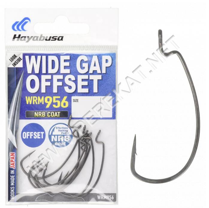 Гачок Hayabusa Offset Wide Gap WRM956NRB №6/0(4шт) (16928)