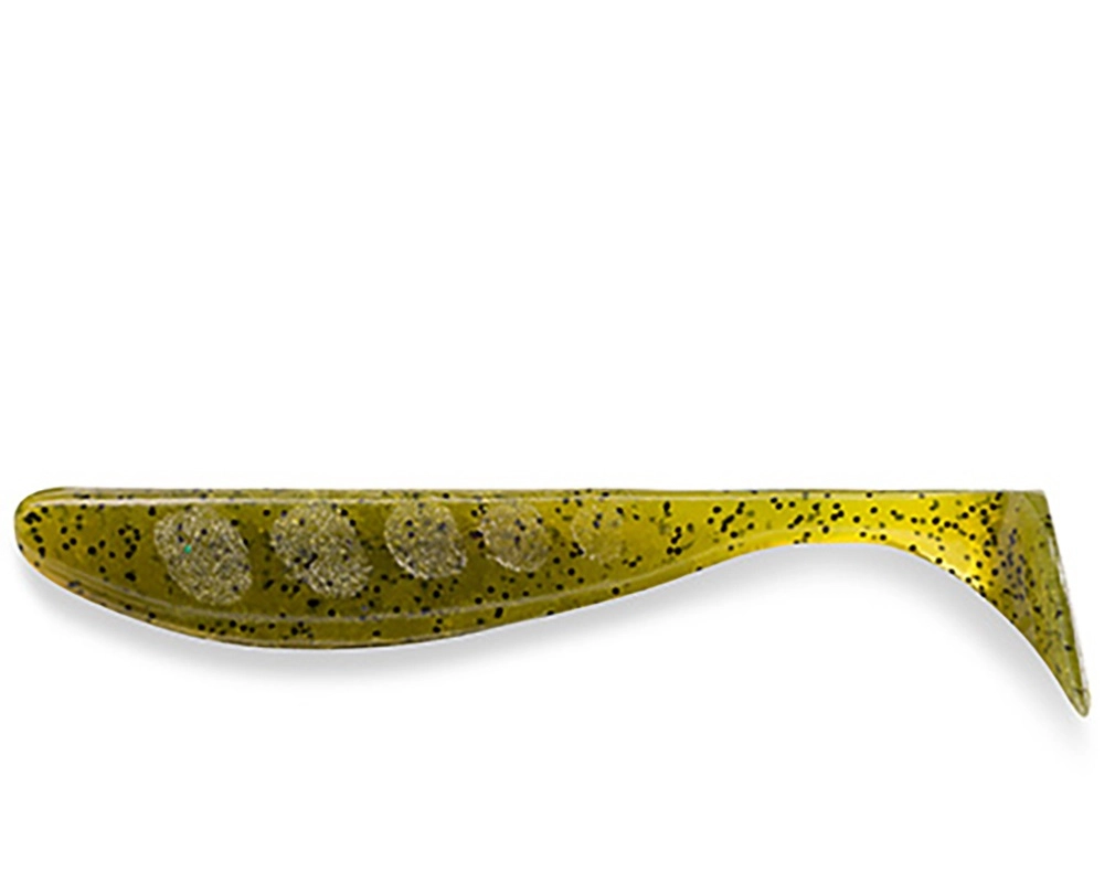 Силікон FishUp Wizzle Shad 5 колір 074 Green Pumpkin Seed (4 шт)