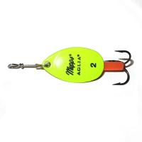 Блешня MEPPS AGLIA FLUO chartreuse #3 6.5гр-bc (16849)
