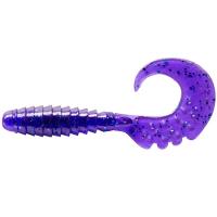 Силікон FishUp Fancy Grub 2" (10pcs.), #060- Dark Violet/Peacock & Silver  уп (39285)