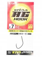 Гачки Yarie 728 AG Hook #7 nanotef 16шт (73987)