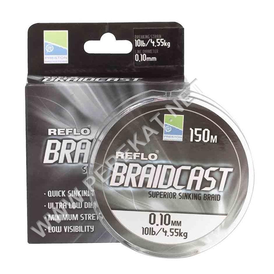 Шнур PRESTON REFLO BRAIDCAST - 0.12mm (10453)
