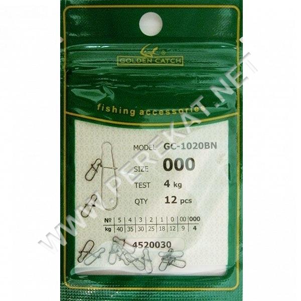 Застібка GC американка 1020BN №00(12шт)
