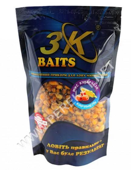 Зерновий МІКС КУКУРУДЗА 3K 500 г (карамель) (46400)