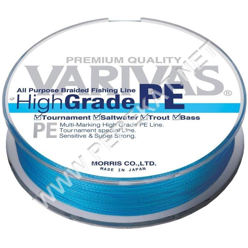 Шнур Varivas High Grade PE, Blue, #0,8 (6633)