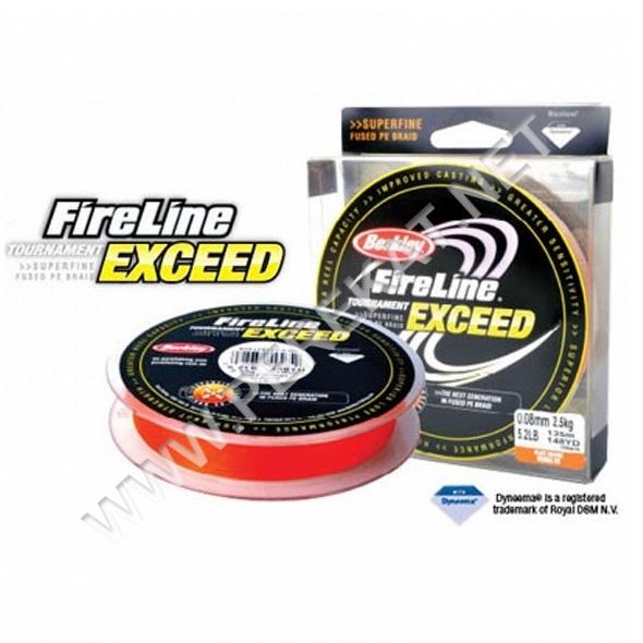 Шнур Berkley FireLine Exceed 0.17мм, 110м Red (5299)