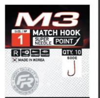 Гачки Fishing ROI Match M3 sode red №1 red (66668)