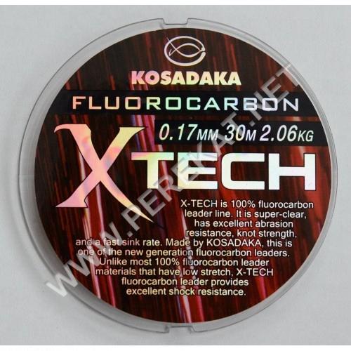 Флюорокарбон Kosadaka FLUOROCARBON X-TECH - 30m - 0.104mm (376)